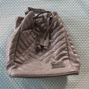 Bella Russo - Elegant Gray Quilted Women's Bag